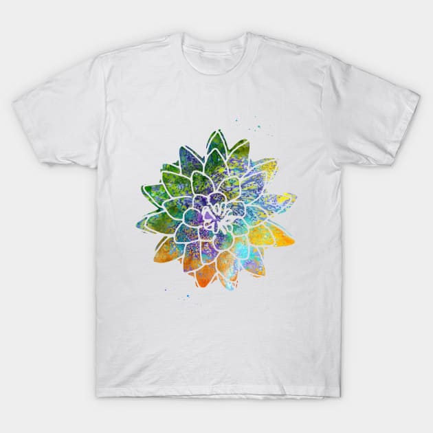 Water Lily Lotus T-Shirt by erzebeth